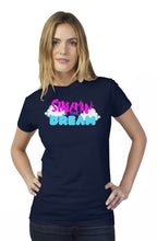 Load image into Gallery viewer, Streamin' the Dream Cloud Edit Ladies Tee