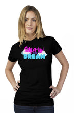 Load image into Gallery viewer, Streamin' the Dream Cloud Edit Ladies Tee