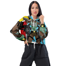 Load image into Gallery viewer, "Pagin'" Cropped Windbreaker