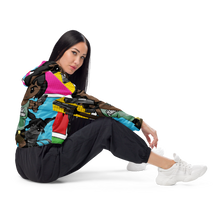 Load image into Gallery viewer, "Pagin'" Cropped Windbreaker