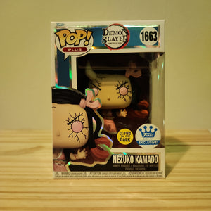 Funko POP! PLUS Demon Slayer #1663 Nezuko Kamado [GLOW, Funko Excl]