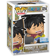 Load image into Gallery viewer, [FUNKO] POP! One Piece #2214 Luffy w Flag (EE Exclusive)
