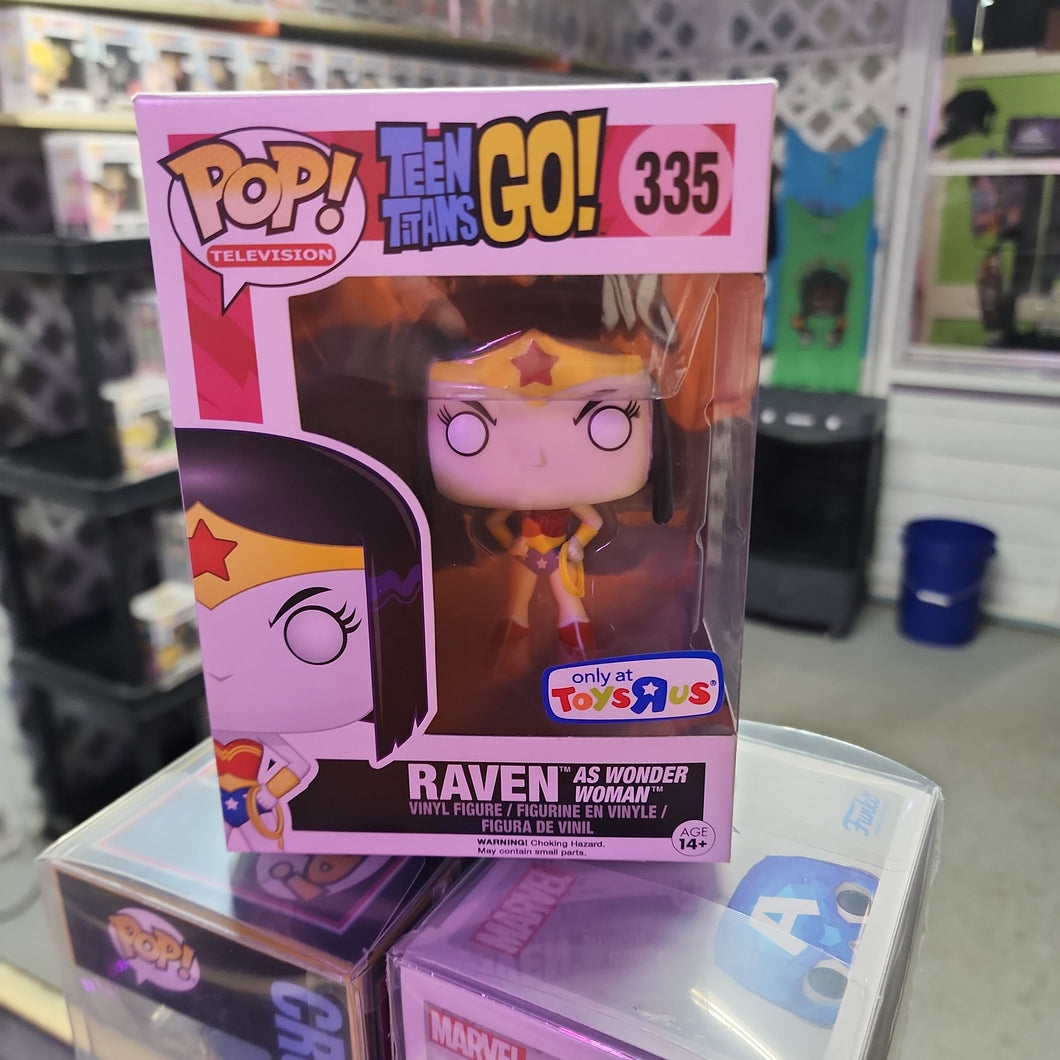 [FUNKO] POP! Teen Titans Go! #339 Raven as Wonder Woman (Toys R Us Excl)