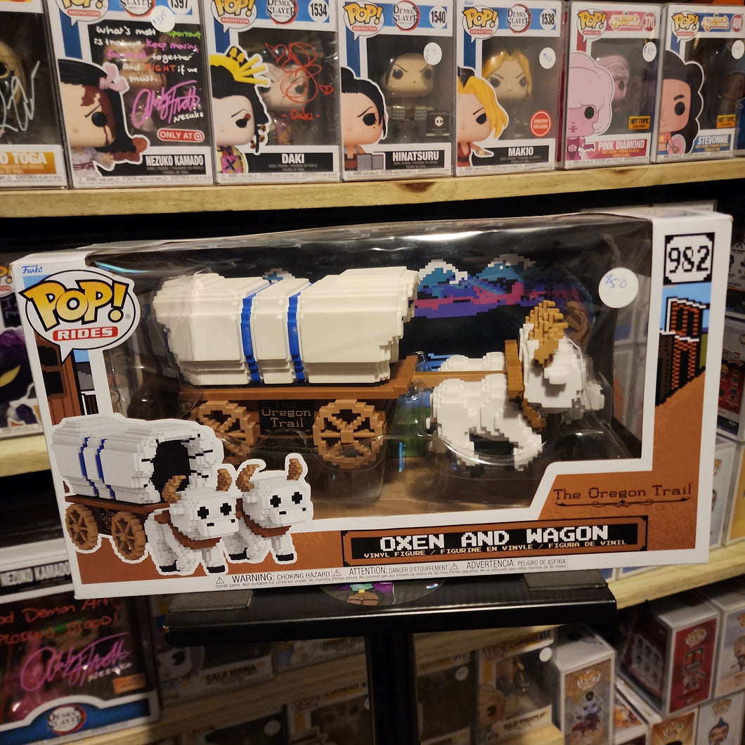 [FUNKO] POP! Rides The Oregon Trail #982 Oxen and Wagon