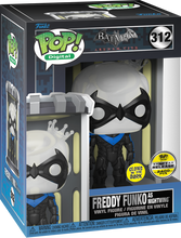 Load image into Gallery viewer, [Funko] Digital POP! Arkham #312 Freddy Funko as Nightwing (NFT Royalty, Glow, 1/2400 pcs.)
