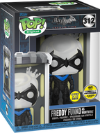 [Funko] Digital POP! Arkham #312 Freddy Funko as Nightwing (NFT Royalty, Glow, 1/2400 pcs.)