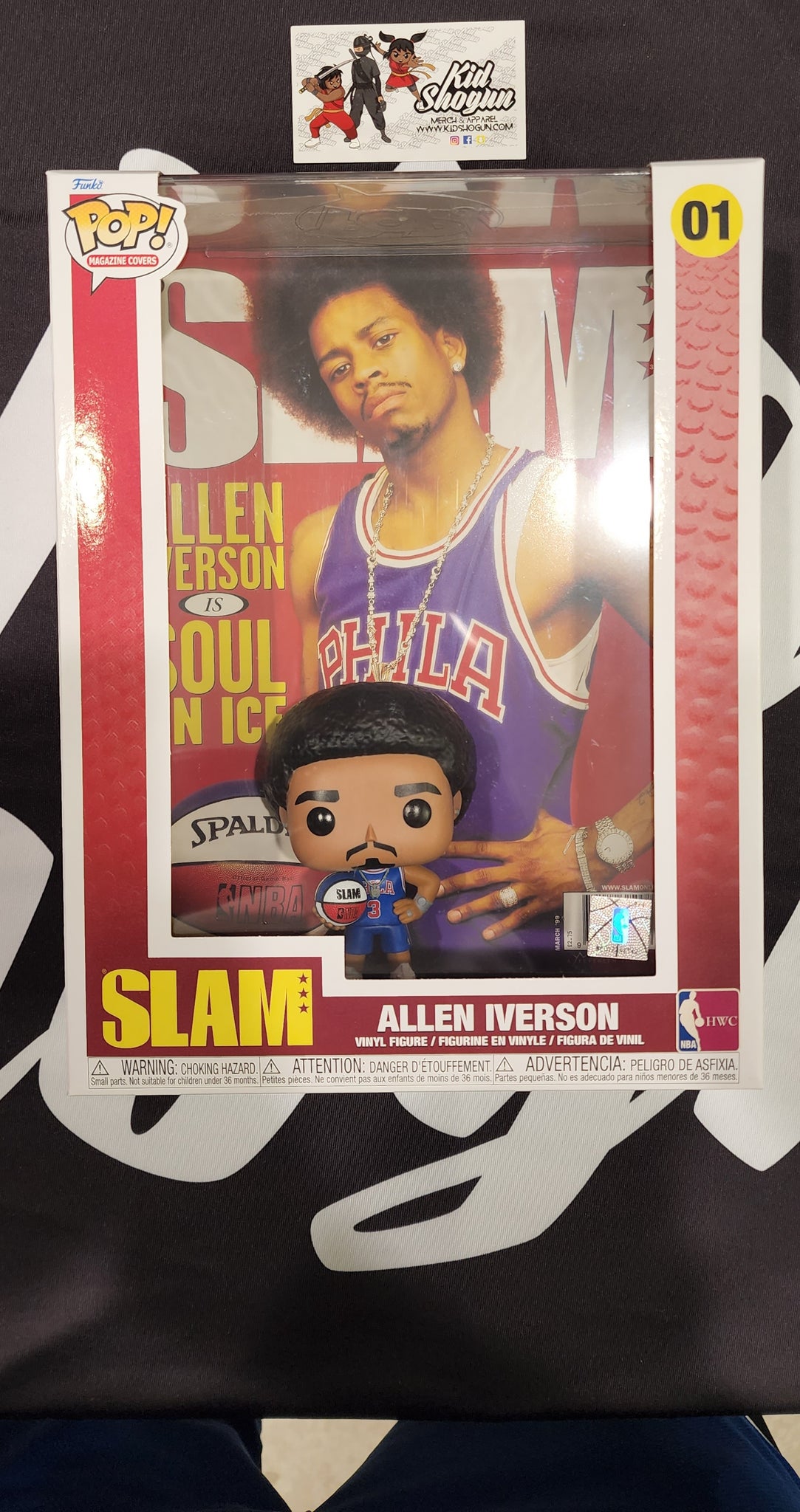 Funko Pop! NBA Cover: SLAM - Allen Iverson Vinyl Figure 