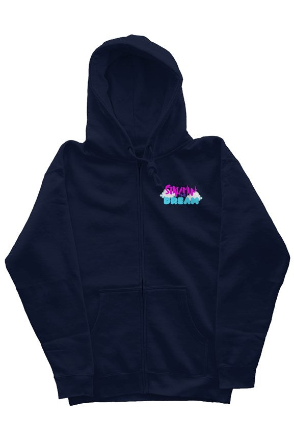 Streamin' the Dream Cloud Edit Zip Hoodie