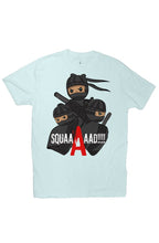 Load image into Gallery viewer, Upperhand &quot;SQUAAAAAD!!!&quot; Tee - Light Blue

